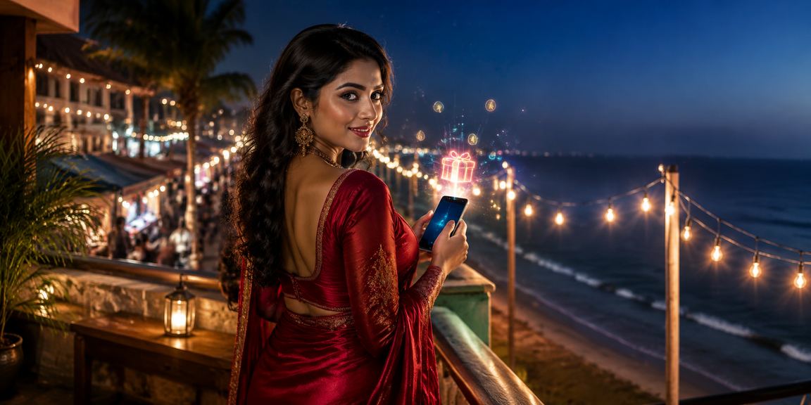 রুলেট গেম খেলার জন্য প্রস্তুত মেয়েরা সি বেজারের সৈকতে